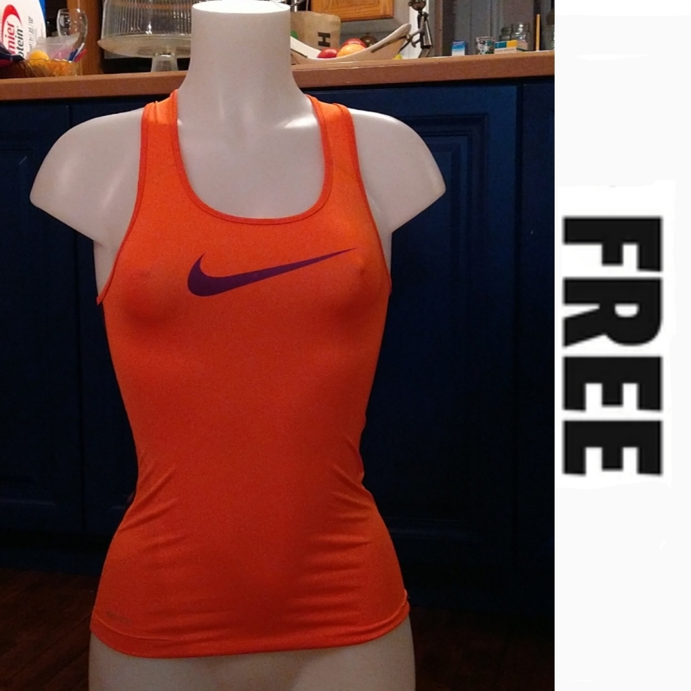 Free add on item Size Xs Nike orange racer back tank top